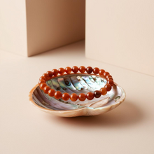 Charger l&#39;image dans la galerie, Bracelet Cornaline naturelle orange
