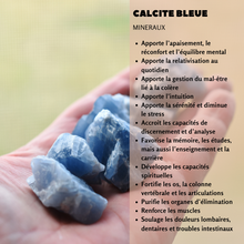 Load image into Gallery viewer, Calcite bleue pierre - Collectif Spirite
