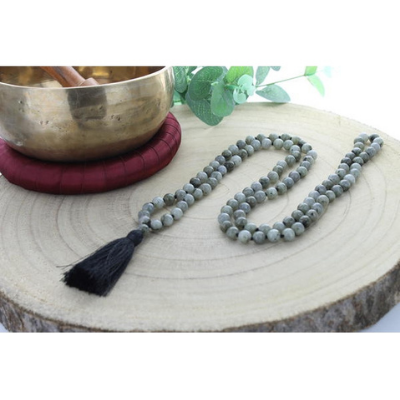 Mala 108 perles en Labradorite - Collectif Spirite