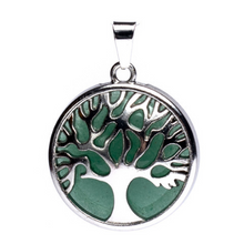 Charger l&#39;image dans la galerie, Pendentif arbre de vie aventurine verte - Collectif Spirite
