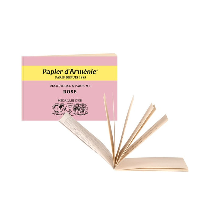 Papier d'arménie à la rose